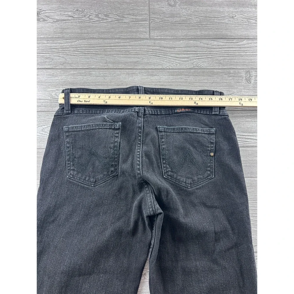 Wrangler Q-Baby Jeans Womens 13/14x36 Black Bootcut Western No Gap WRQ20BL